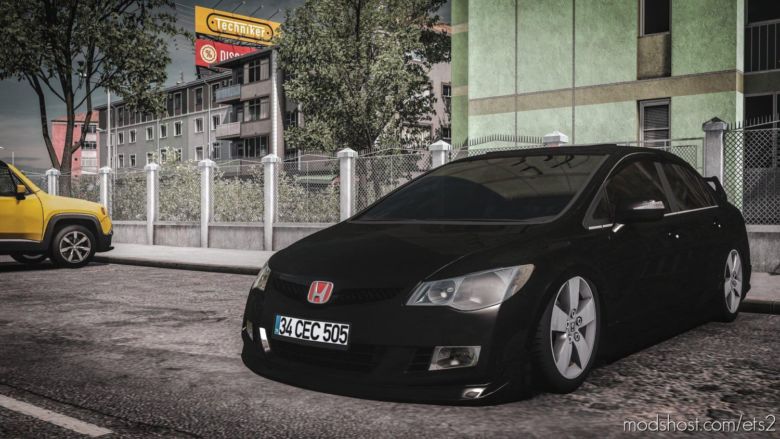 ETS2 Car Mod: Honda Civic FD6 1.37 (Featured)