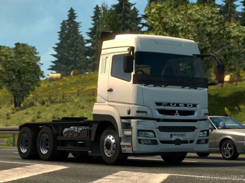 ETS2 Truck Mod: Mitsubishi Fuso Super Great 1.37.X (Featured)