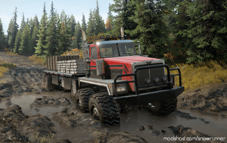 SnowRunner Truck Mod: WWS Twinsteer 6990 (Featured)