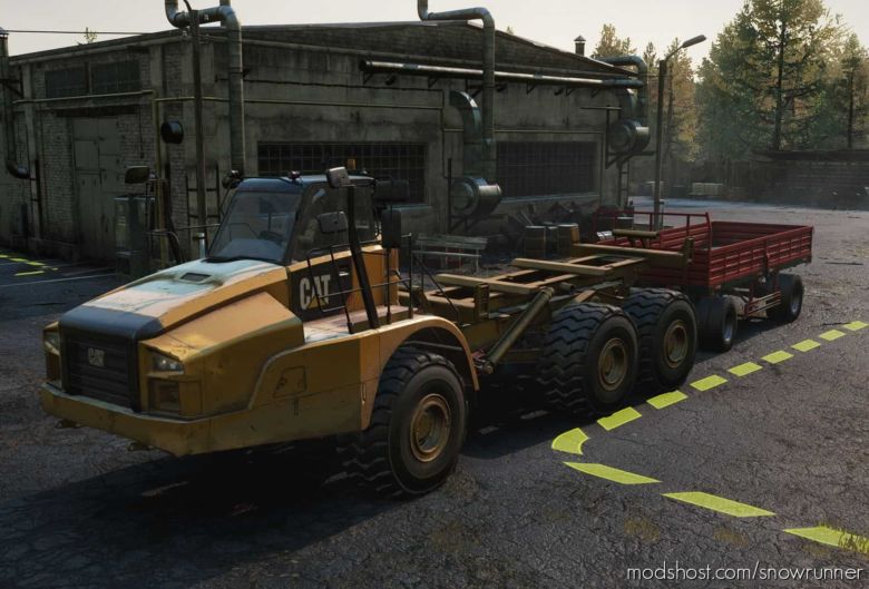 SnowRunner Mod: CAT 745C – Articulated Truck V1.1 (Featured)