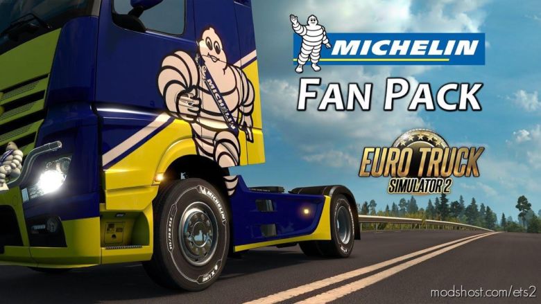 ETS2 Part Mod: Michelin FAN Pack 1.37 (Featured)