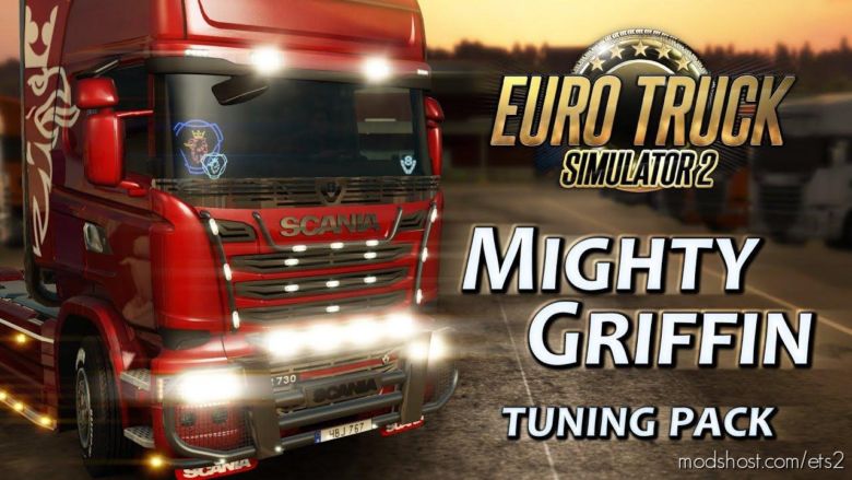 ETS2 Scania Part Mod: Mighty Griffin Tuning Pack 1.37 (Featured)