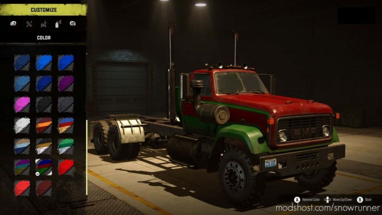 SnowRunner Mod: GMC 9600T Truck V1.0.5 (Featured)