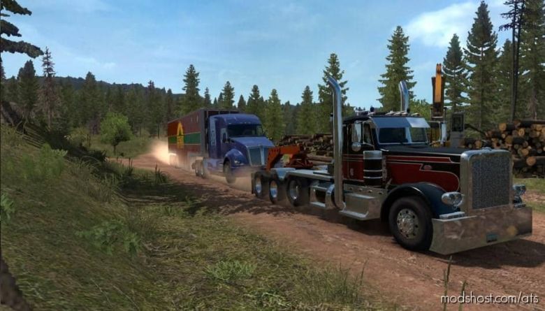 ATS Mod: Truck Rescue Trailer Pack + BIG N Heavy Trailer Addon Pack 1.37 (Featured)