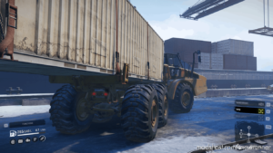 SnowRunner Addon Mod: CAT 745C Able To Carry Large Containers (Featured)