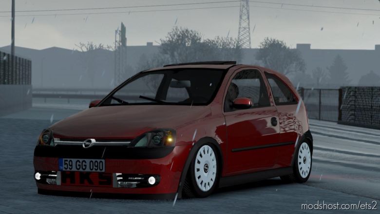 ETS2 Car Mod: Opel Corsa C V1R30 1.37 (Featured)