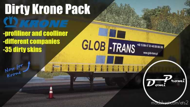 ETS2 Krone Skin Mod: Dirty Krone Pack (Featured)