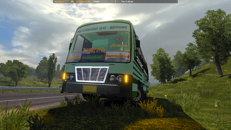 ETS2 Mod: Indian TamilNadu TNSTC BUS Mod V1 (1.30,1.31 &1.32) (Featured)