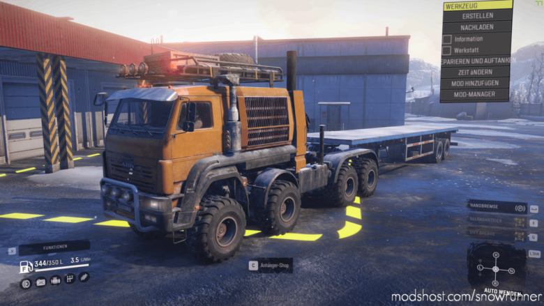 SnowRunner Truck Mod: Azov 64131 Tuning V2.1 (Featured)