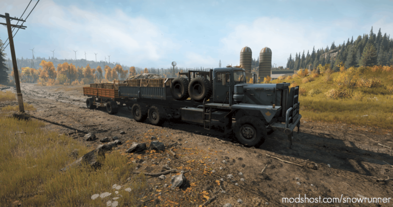 SnowRunner Addon Mod: Rear Crane And NEW Vehicle Add-Ons 1.1.8 (Featured)