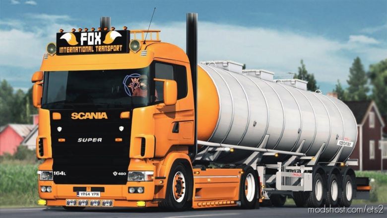 ETS2 Scania Mod: 4 Series V8 Open Pipe Sound 1.37 (Featured)