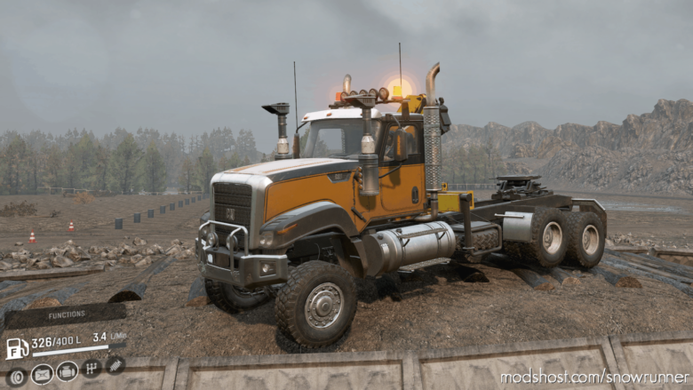 SnowRunner Mod: CAT Mega TOW 700 Truck V1.2 (Featured)