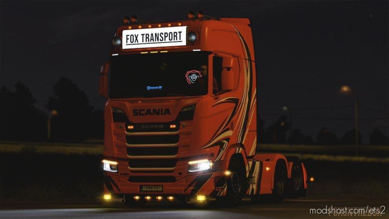 ETS2 Scania Part Mod: Dynamic Blinkers For Scania Nextgen R/S 1.37 (Featured)