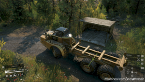 SnowRunner Truck Mod: CAT 745C NO Chassis Steering V4.9 (Image #3)