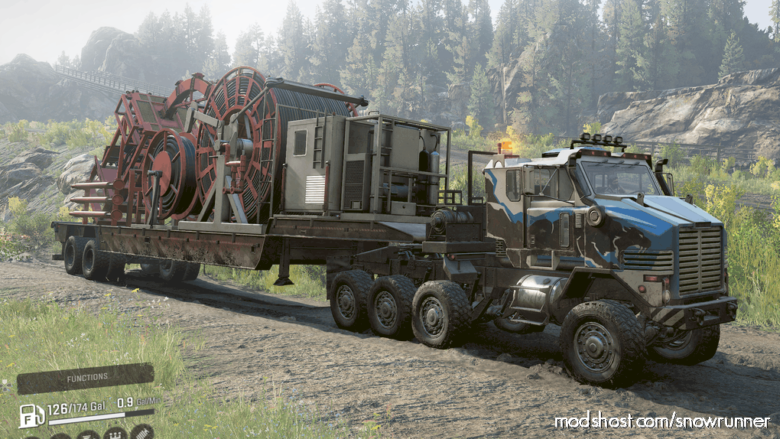 SnowRunner Truck Mod: Oshkosh M1070 Prime Mover (Featured)