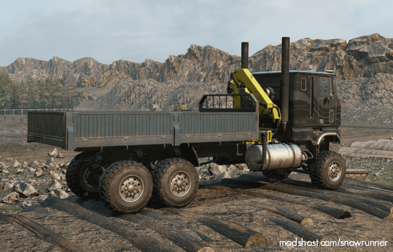 SnowRunner Truck Mod: Emil's Ford CLT9000 (Featured)