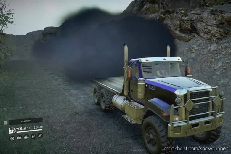 SnowRunner Truck Mod: CAT 680 Crazy Horse V2.5 (Featured)