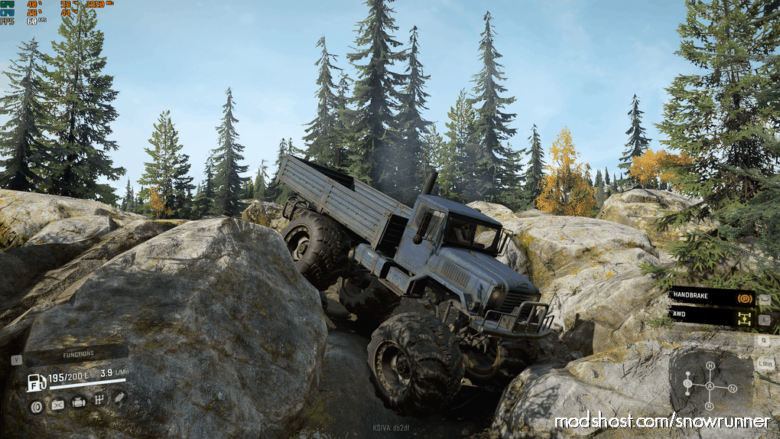 SnowRunner Truck Mod: MK38 BIG Wheel (Featured)