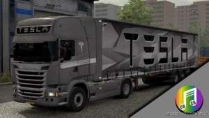 ETS2 Tesla Mod: Truck & Trailer Skin (Featured)