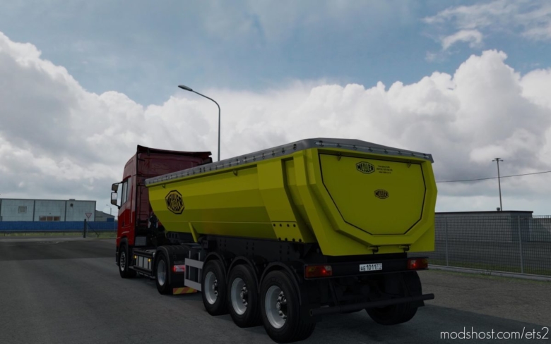 ETS2 Trailer Mod: Meiller Kipper 1.37 (Featured)