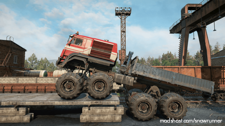 SnowRunner Truck Mod: Azov 64131 The “Worm” (Featured)