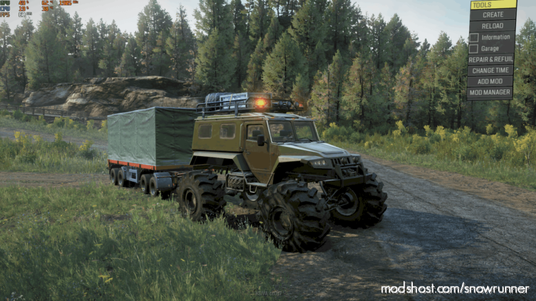 SnowRunner Car Mod: YAR87 4 Wheel Crawler V1.1 (Featured)