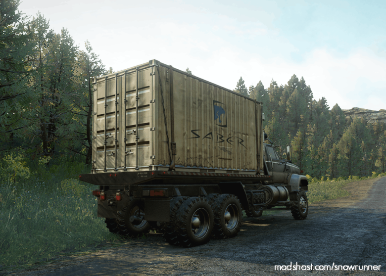 SnowRunner Truck Mod: GMC Custom AWD ALL Parts Unlocked V1.2 (Featured)