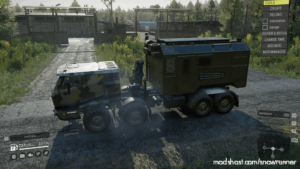 SnowRunner Addon Mod: Azov 5319 Minicrane V0.9.0 (Image #4)