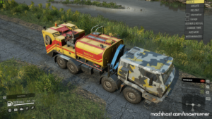 SnowRunner Addon Mod: Azov 5319 Minicrane V0.9.0 (Image #5)