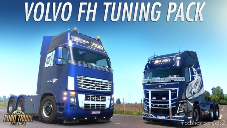 ETS2 Volvo Part Mod: FH Tuning Pack 1.37 (Featured)