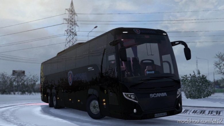 ETS2 Scania Bus Mod: Touring R30 1.37 (Featured)