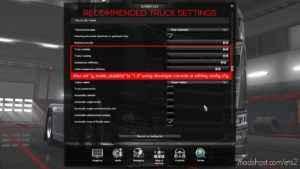 ETS2 Mod: Realistic Truck Physics V6.1 1.37 (Image #2)