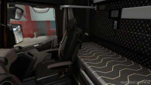 ETS2 Mod: Brown Interior For Renault Range T (Image #4)