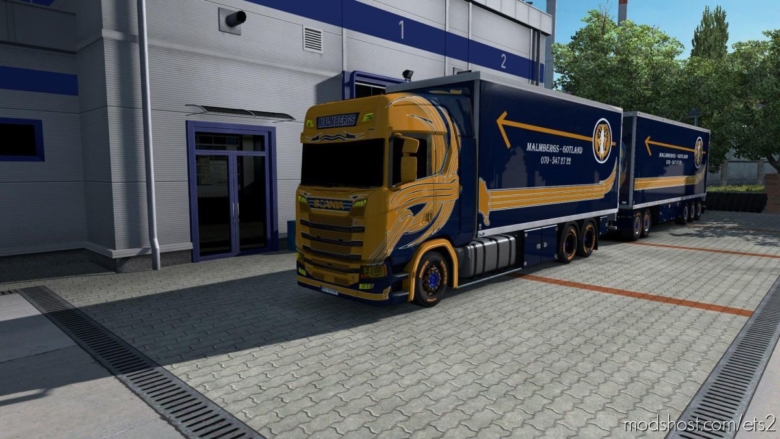 ETS2 Skin Mod: Tandem Malmbergs (Featured)