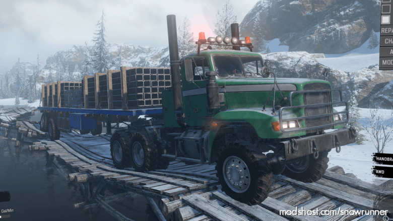 SnowRunner Truck Mod: M916A3 Light Equipment Transport (Featured)