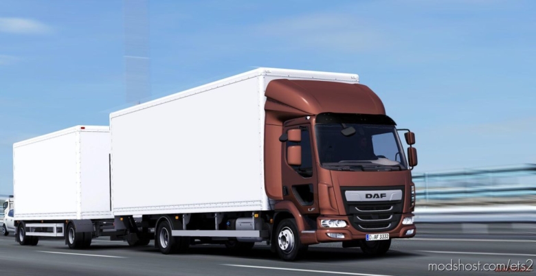 ETS2 Truck Mod: DAF LF + Interior V2.0 1.37 (Featured)