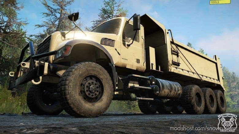 SnowRunner Truck Mod: Mack Defense M917A3 V1.1.0 (Featured)