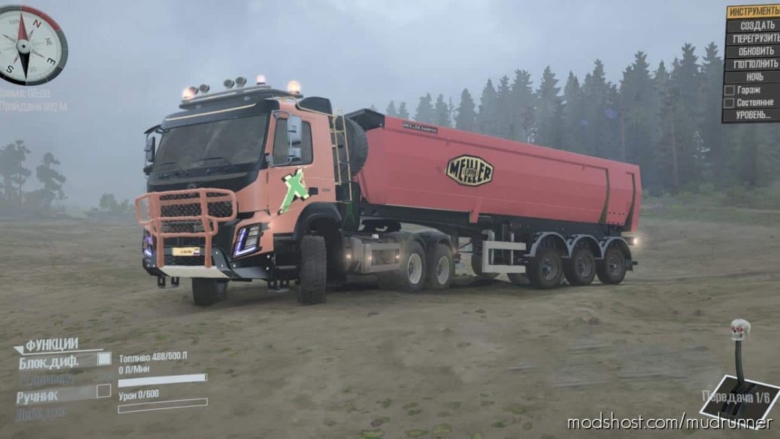 MudRunner Mod: Volvo FMX Truck (Featured)