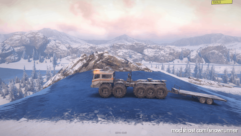 SnowRunner Truck Mod: Azov 73210 Lifted V2.0.0 (Featured)