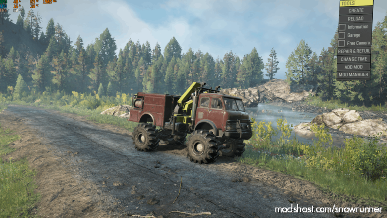 SnowRunner Mod: BIG Z Truck V2.3 (Featured)