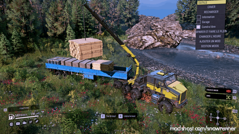 SnowRunner Truck Mod: Derry 4520 SE V1.0.9 (Featured)