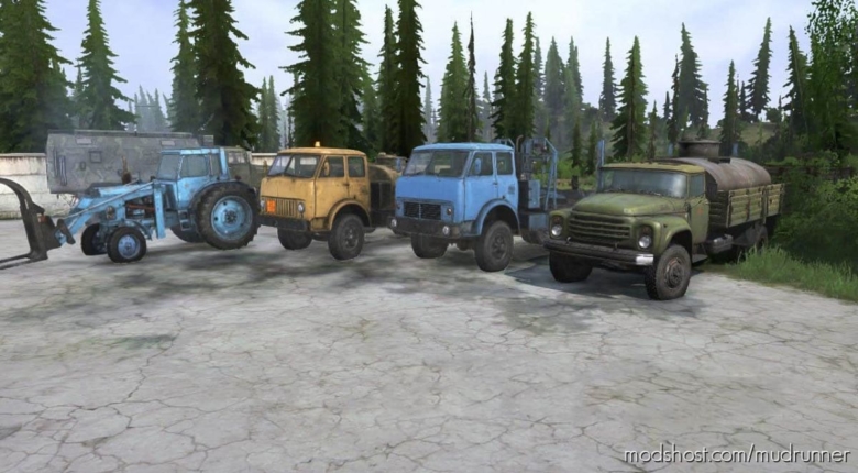 MudRunner Mod: Playable Transport DLC Vehicle Pack (Featured)