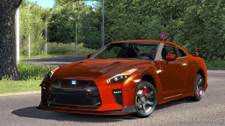 ETS2 Car Mod: Nissan GTR R35 V2 1.36 (Featured)