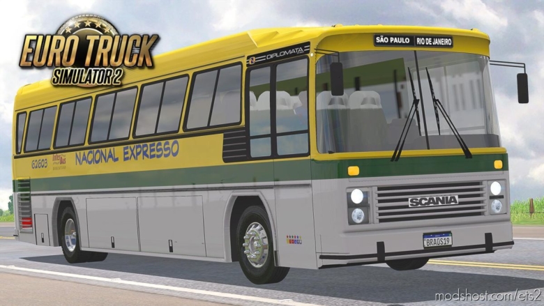 ETS2 Mod: Scania Nielson Diplomata BUS 1.37 (Featured)