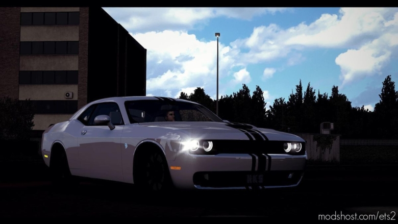 ETS2 Car Mod: Dodge Challenger SRT 1.37.X (Featured)