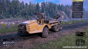 SnowRunner Mod: CAT 745C SE Truck V1.0.2 (Image #6)