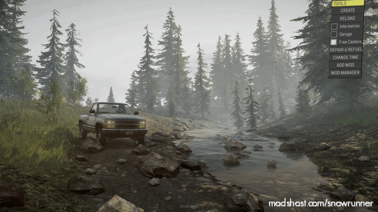 SnowRunner Map Mod: Creek/Small Test Of The Editor (Featured)