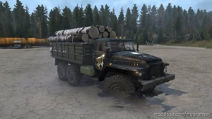 MudRunner Mod: Textures Ural-375 “Night Hunter” V30.06.20 (Image #3)