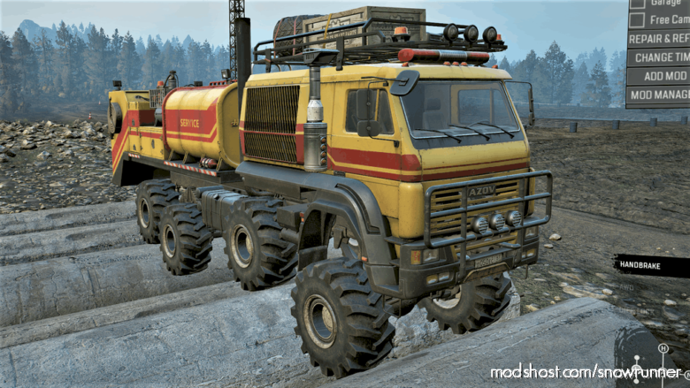 SnowRunner Truck Mod: Azov John V1.1 (Featured)