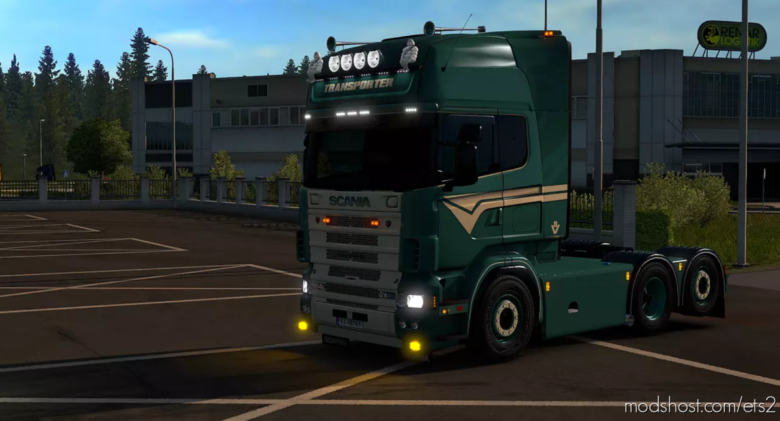 ETS2 Mod: Andre Transporter Skin Scania 4 Series RJL (Featured)